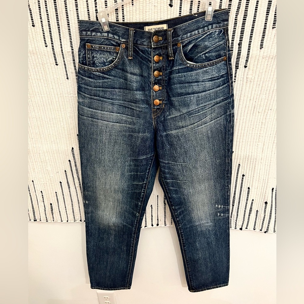 Madewell Rivet & Thread Button-Front Boyjean - Picture 2 of 4